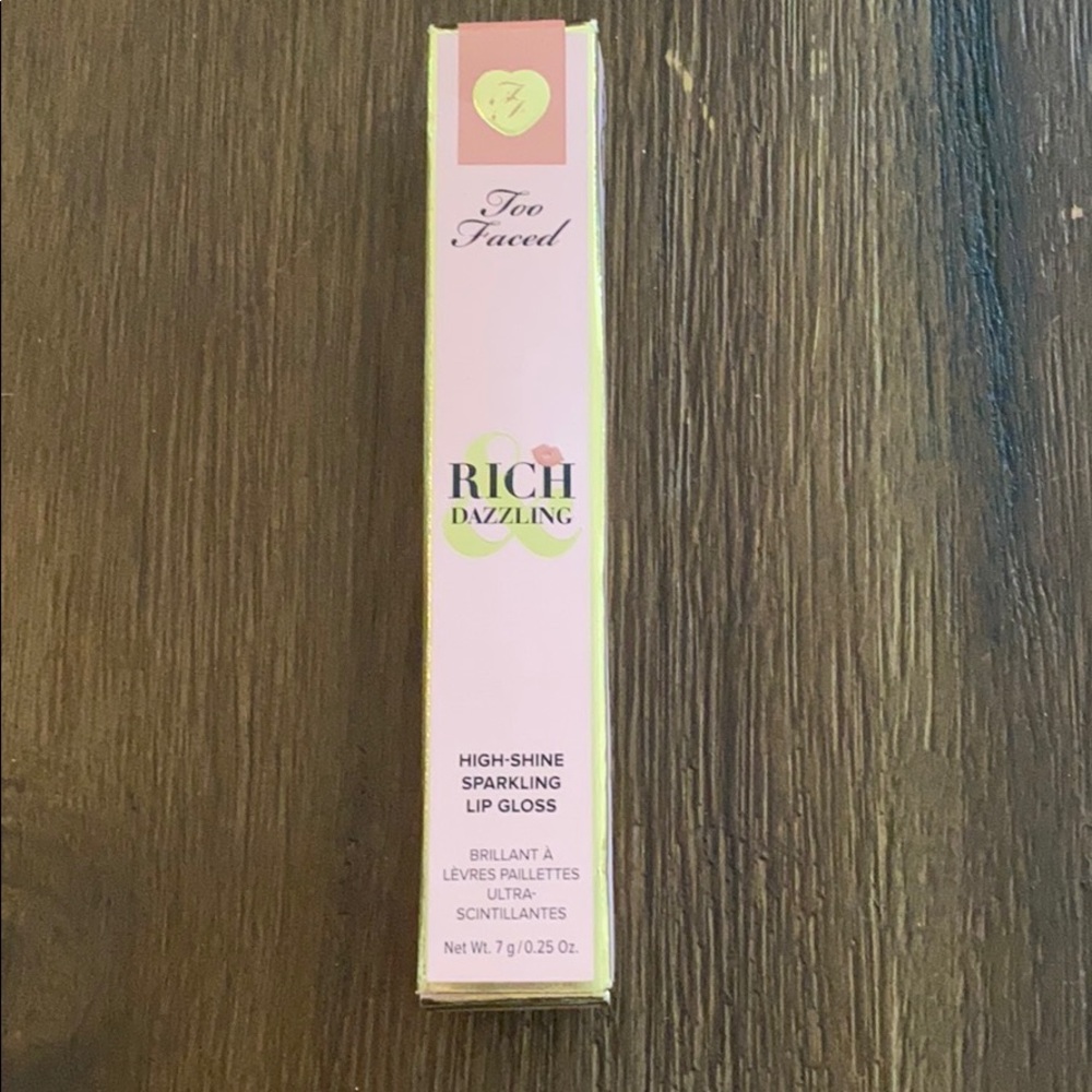 Too Faced Rich & Dazzling Lipgloss
